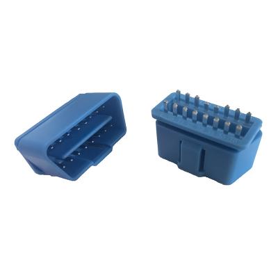 Material de bronze do ABS durável masculino do conector do porto do carro OBD2 compatível