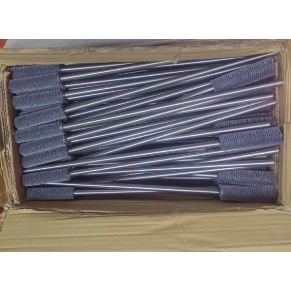 Spiral Coils Abrasive Nylon Bristle Burr Removal Pipe Tube Brush for Cleaning Holes