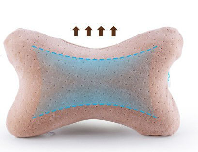 Custom Comfortable Bone Shape Memory Foam Car Neck Pillow for Adults Long Life Span