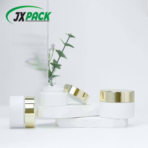 Custom Glass Cosmetic Bottle with Leak-Proof Screw Cap