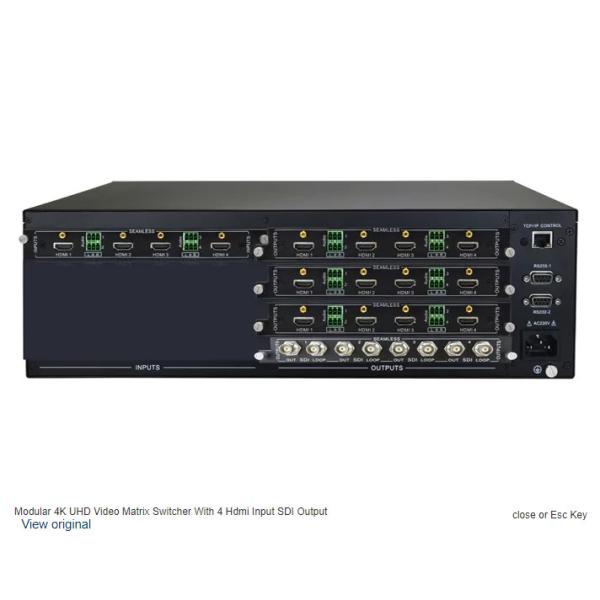 High-Performance HDMI Matrix Switcher - Multiple Inputs/Outputs for Smooth and Seamless Operation