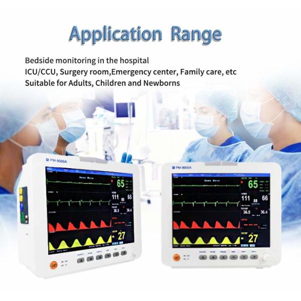 Мониторы медицинского пациента ECG 12 параметр оборудования 6 больницы дюйма