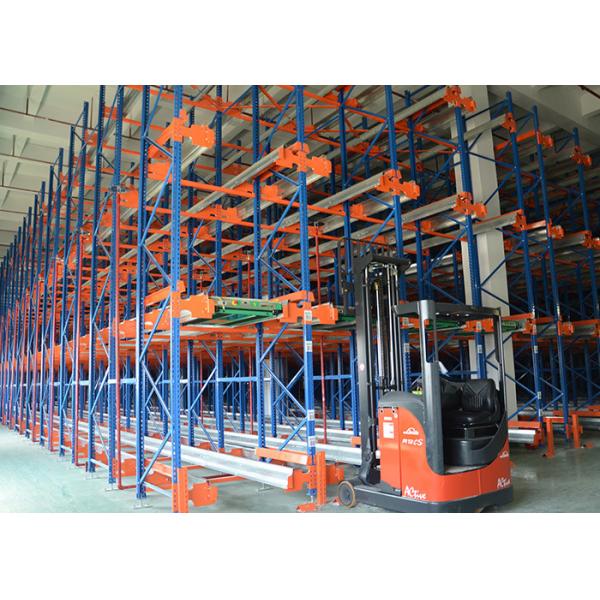 Steel Heavy Duty Radio Shuttle Racking System Adjustable Space Saving