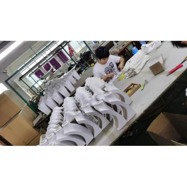 White Leather Necklace Bust Display Stand Eco Friendly Delicated Arts For Ladies