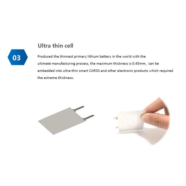 Гибкая батарея CP702240 серии CP702236 3v Li Mno2 CP батареи марганца лития для ESL