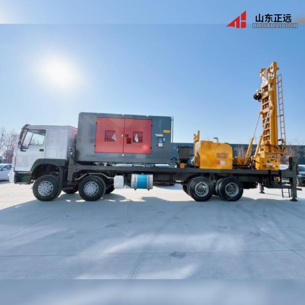 600meter Depth Diesel Truck Mounted Drilling Rig Powerful Water Well Drilling Machine