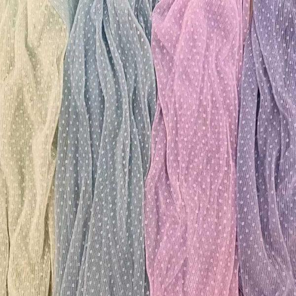 145cm Wedding Dress Mesh Crepe Woven Fabric Dot Tulle Style 50-90gsm