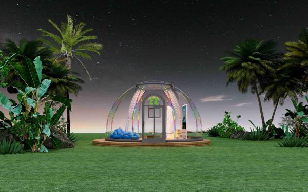 Hot Selling Modern Design Hotel Prefab PC Bubble Dome House New Modular Dome Tent for Outdoor Events