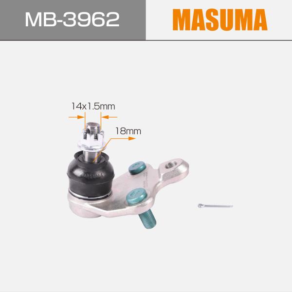 Oui MB-3962 MASUMA Systèmes de suspension automatique de la tige de la tige de la balle 43330-09210 43330-05030 pour TOYOTA AVENSIS WAGON