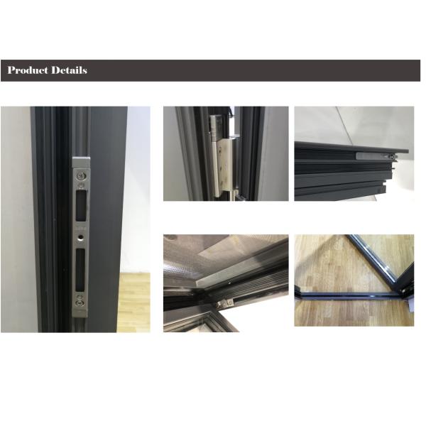 Unilateral Outsourcing Art Glass Aluminum Bathroom Doors without pattern