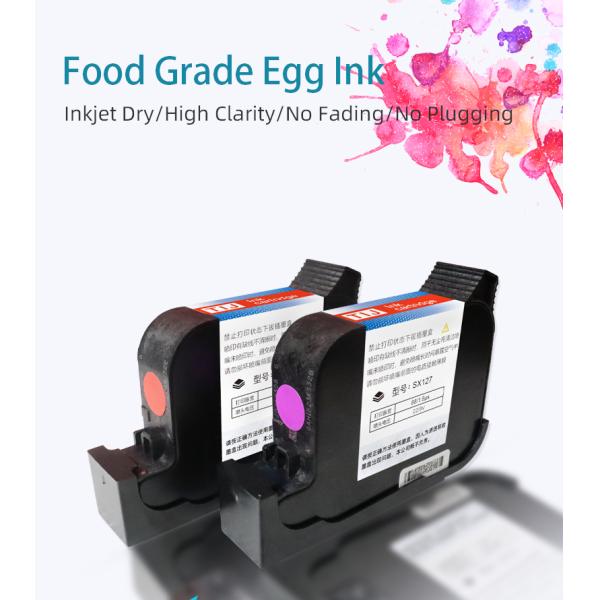 Factory Price Food Grade Egg Red for Ink Cartridge for Egg Inkjet Printer Color Food Grade Date Printing for Ink