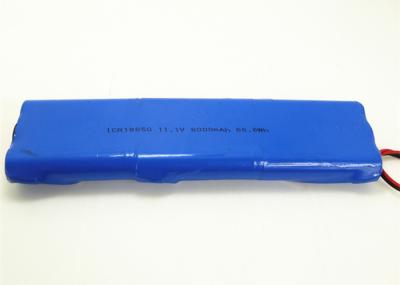 6000mah 11.1V 66.6Wh Li Ion Icr18650 Battery , Emergency Lighting Battery Pack