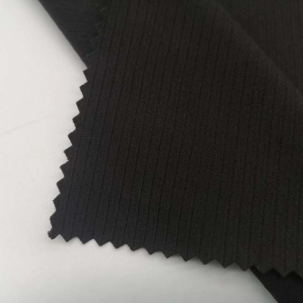 205GSM Breathable Stripe Fabric Uv Proof 140D 20D 76% Nylon 24% Spandex