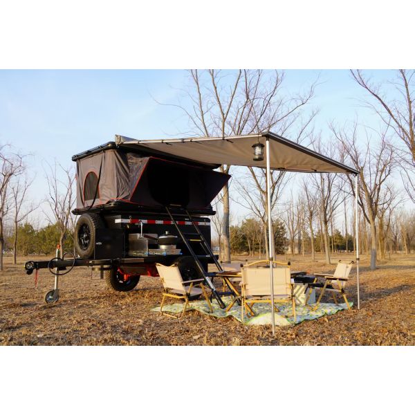 Factory Price 4x4 Small Mini Trailer Off-road Vehicle Standard Camping Trailer Outdoor Self-driving Camper Travel Trailer