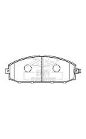 Nissan Patrol Y61 Ceramic Brake Pads D1958 , 41060-VB290 nissan brake pad