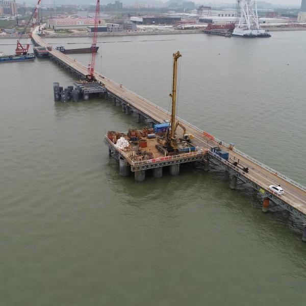 ISO9001 Steel Truss Bridges Galvanized Finish Grade 8.8 1m 1.2m 1.5m Footway