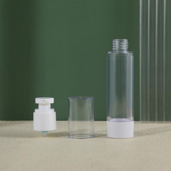 1oz 2oz 3oz 4oz 80ml 100ml 120ml Refillable Airless Lotion Pump Bottle featuring Customized Colors and Frosted Finish