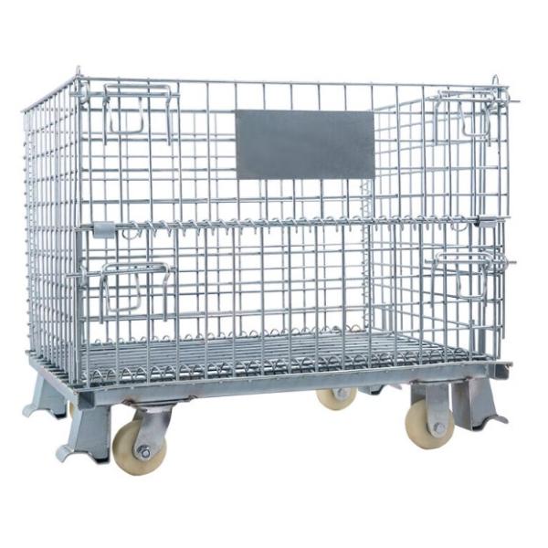 Provide Sample Welded Metal Cage for Warehouse Storage Equipment Pallet Technique