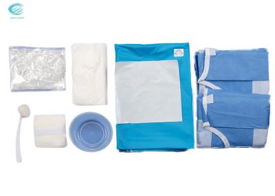 O bloco cardiovascular cirúrgico descartável ajustou-se esterilizado para drapejar Kit With Reinforced Gown