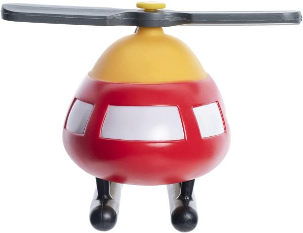 Mealheiro material da moeda da cor vermelha do ABS do helicóptero para o jogo das crianças