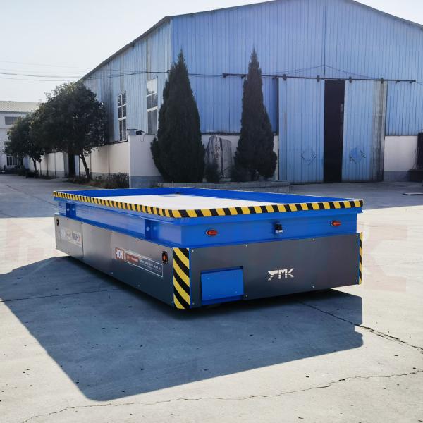 Heavy Duty Transporter Platform Material Handling Battery Powered Transfer Trolley