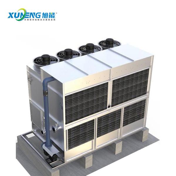 Low Energy Consumption Stainless Steel Closed Cooling Tower with 3.75m2 Evaporative Condenser and 50 Tons Cooling Capacity
