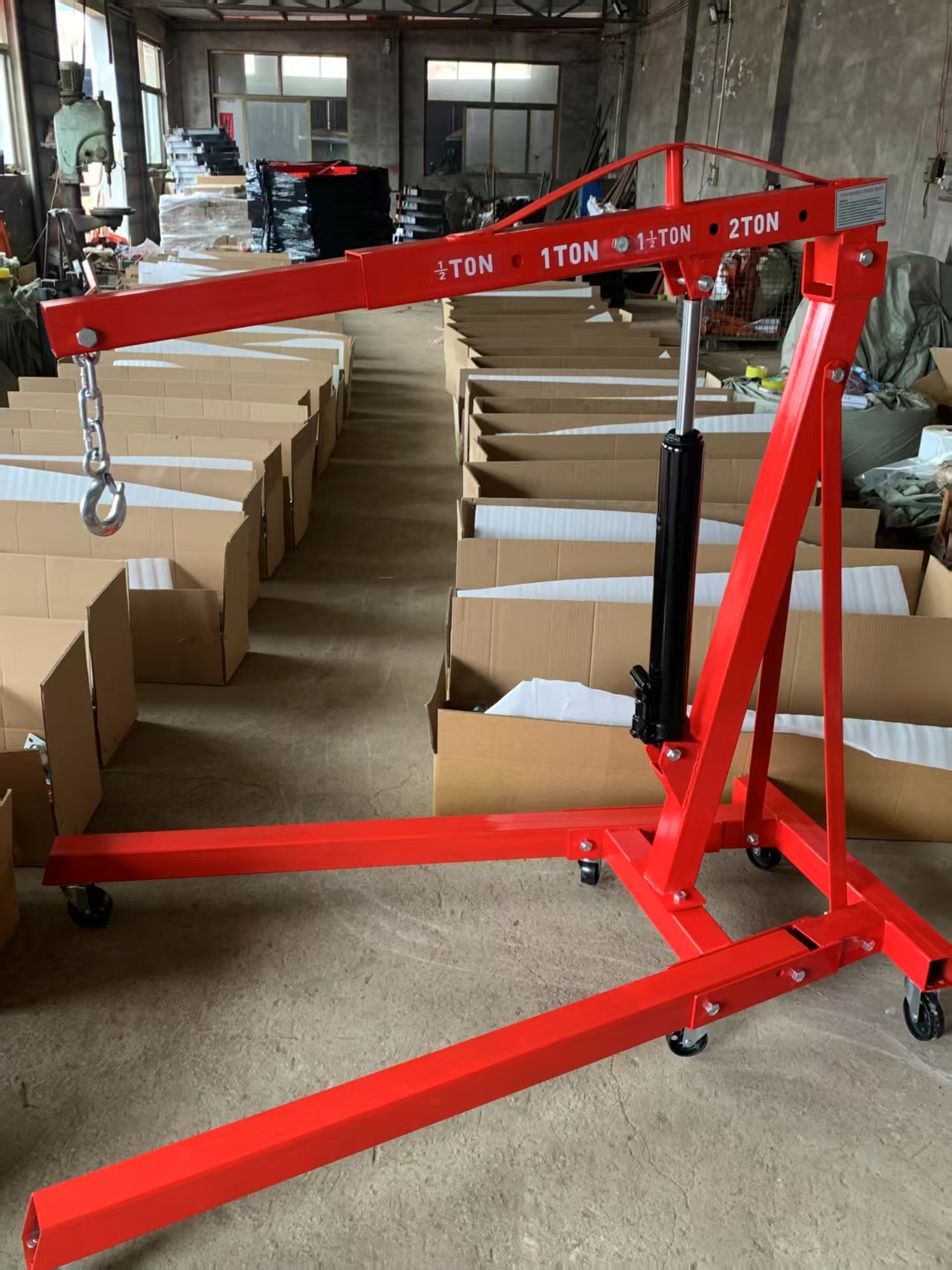OEM Hydraulic Engine Crane 2 Ton Foldable Shop Crane Used To Lift And Suspend Vehicle Engines