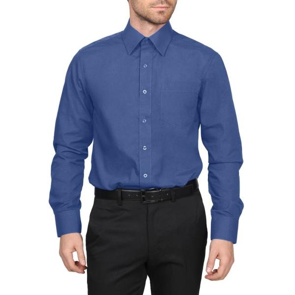 Twelve colors are in stock for long sleeve dress shirt，gentlemen shirt，dressing shirt for business use .daily shirts