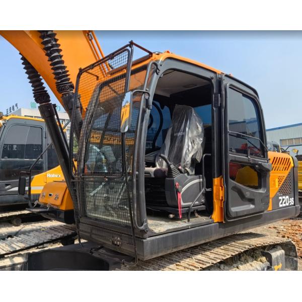 Excavateur Hyundai 220 utilisé de 22T, capacité de seau 1 M3