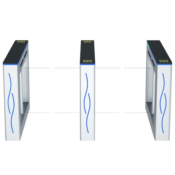 High Security IP54 Speed Gate Turnstile RS485/TCP/IP Electronic Turnstile Gates