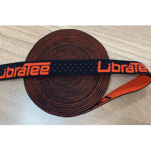 Silicone Non Slip Elastic Tape 1mm 2mm Polyester Rubber Woven Webbing