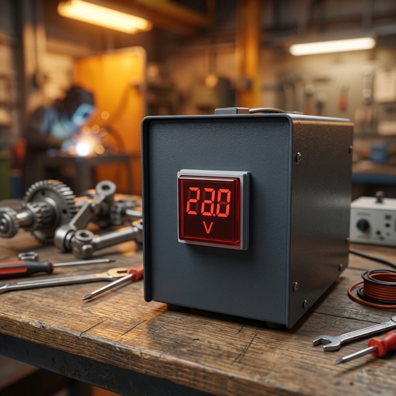Red Digital Voltmeter Ampere Frequency Display with Class 0.5 Accuracy IP53 Protection Measures AC Current 0-250V Single Phase