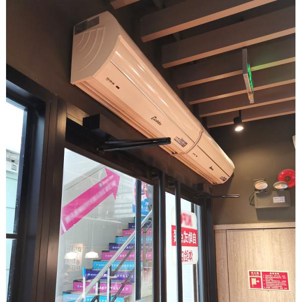 2025 Авто-термальный барьер воздушный вентилятор двери с инфракрасным датчиком корпуса индукции для коммерческих автомобильных дверей