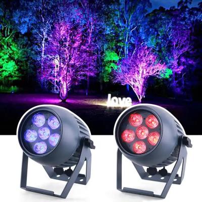 108W IP65 Battery Powered LED Par Cans Waterproof IRC Remote Control