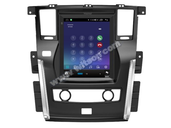 9.7'' Tesla Vertical Screen For Nissan Patrol Royale Armada Y62 2010-2020 Android Car Multimedia Player