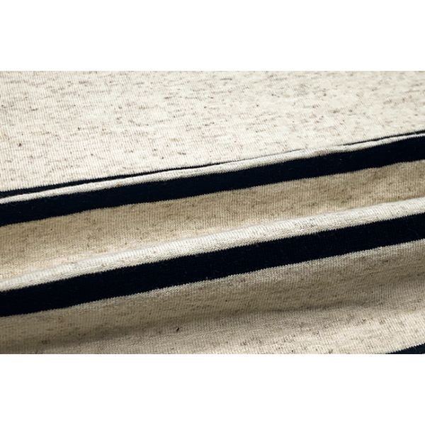 88% Cotton 12% Linen Fabric High End Jersey Knitted Fabric 220gsm