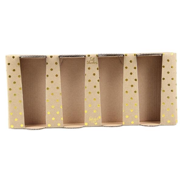Customized Shape Tea Bags Packaging Boxes with UV Coating and Custom Printed Kraft Paper