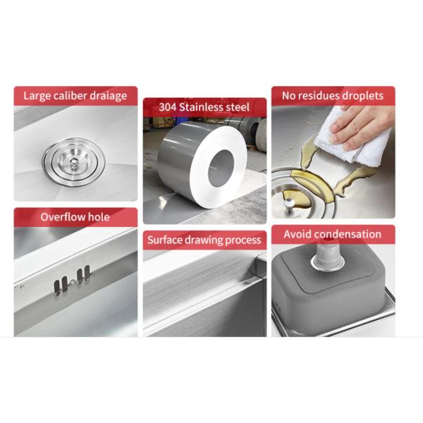 Современная кухонная раковина рабочего места SS сельского дома дюйма 28x19