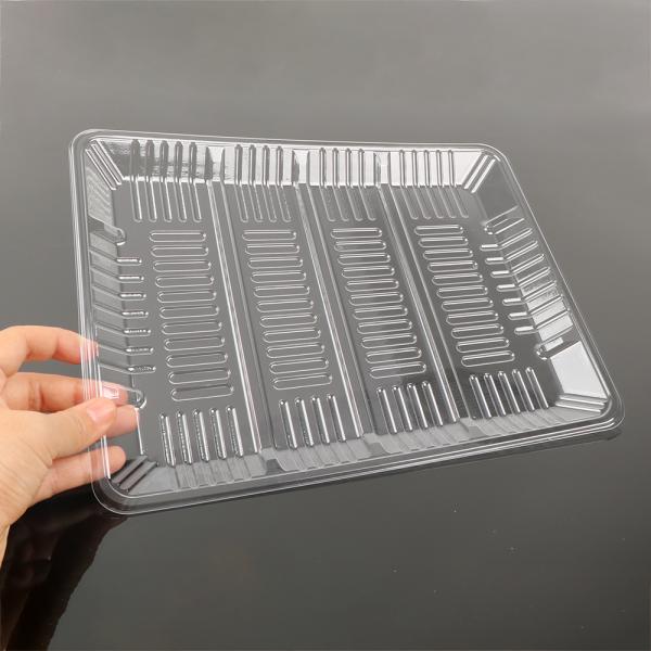 Food Grade 260x210x15mm Disposable plastic Vegetable packing Trays