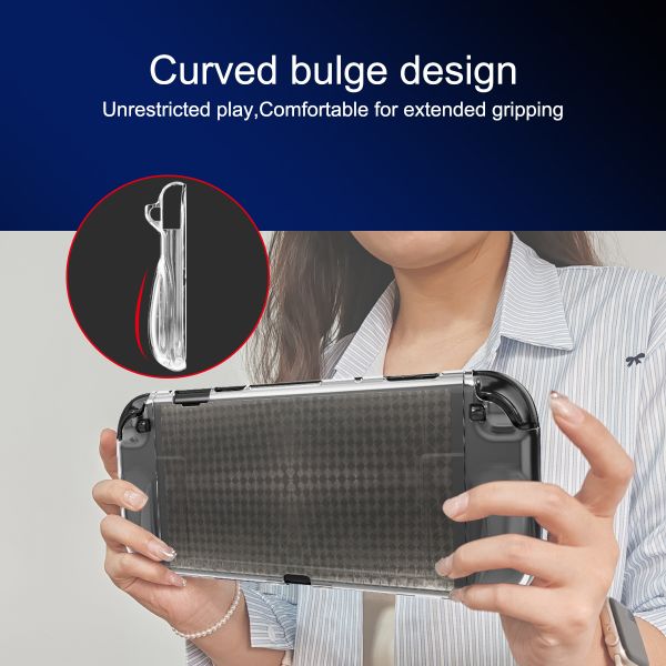 3-in-1 Protective Case for Nintendo Switch 2, Anti-Scratch Shockproof TPU Cover for Console and Joy-Cons