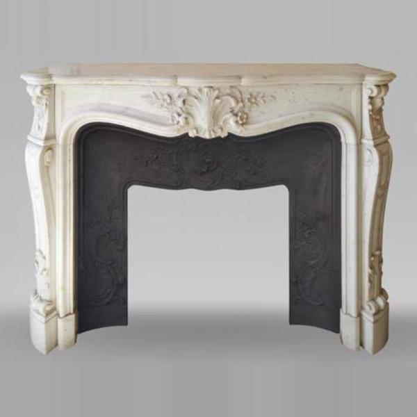 Fireplace mantel dark marble camino fireplace surround nordic custom made marble solid fireplace mantel for sale