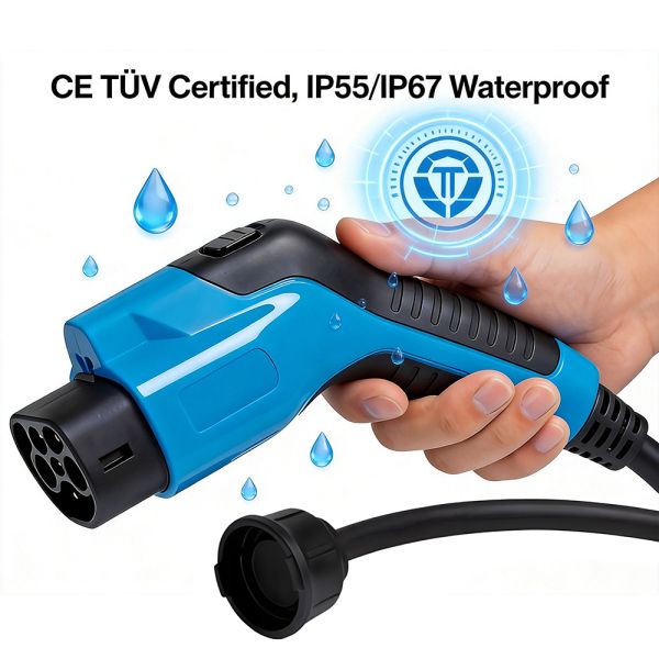 IEC 62196-2 Type 2 EV Charging Cable – 16A/32A 3-Phase 22kW Fast, Safe & Durable