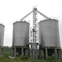 Armazenamento ondulado do silo de grão do círculo da exploração agrícola com as chapas de aço galvanizadas