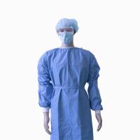 Robe jetable d'isolement de preuve antistatique de rayonnement avec la manchette tricotée