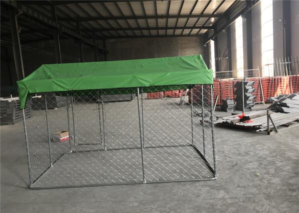 chain link/cyclone /hurrican dog kennel fencing 4'x6' x 10' chain mesh fabric 50mm x 50mm