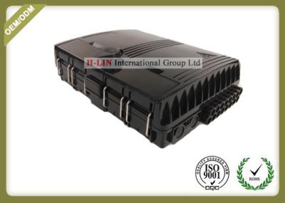 Black ABS Fiber Optic Termination Box Support Both Mechanical And Fusion Splicing
