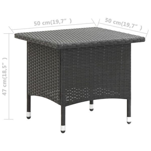 Outdoor Courtyard Leisure Small Coffee Table Outdoor Terrace Balcony Rattan Tea Table Hight Quality Promotion Indoor Outdoor