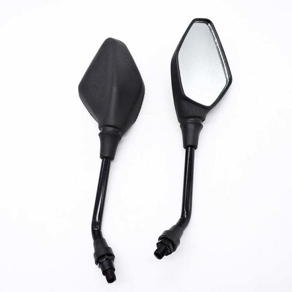 Convex Surface 10mm Rear View Side Mirror for Bajaj Motorcycle Universal Replace/Repair