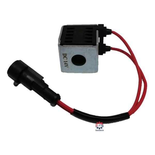 12V Excavator Solenoid Valve Coil Xiagong 822 37MM 18MM