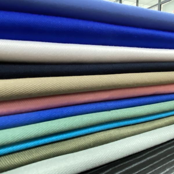 Stock Lot 80 Polyester 20 Cotton Print Fabric for Workwear Jacket Bag Breathable